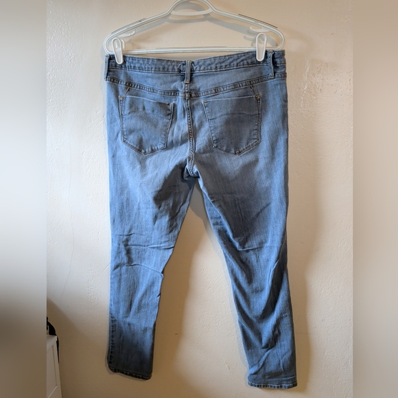 Massimo Light Blue Skinny Stretch Jeans - Picture 2 of 4